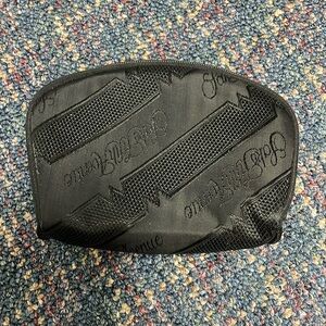 Preloved Saks Fifth Avenue Logo Black Coin Purse Zip Pouch Bag